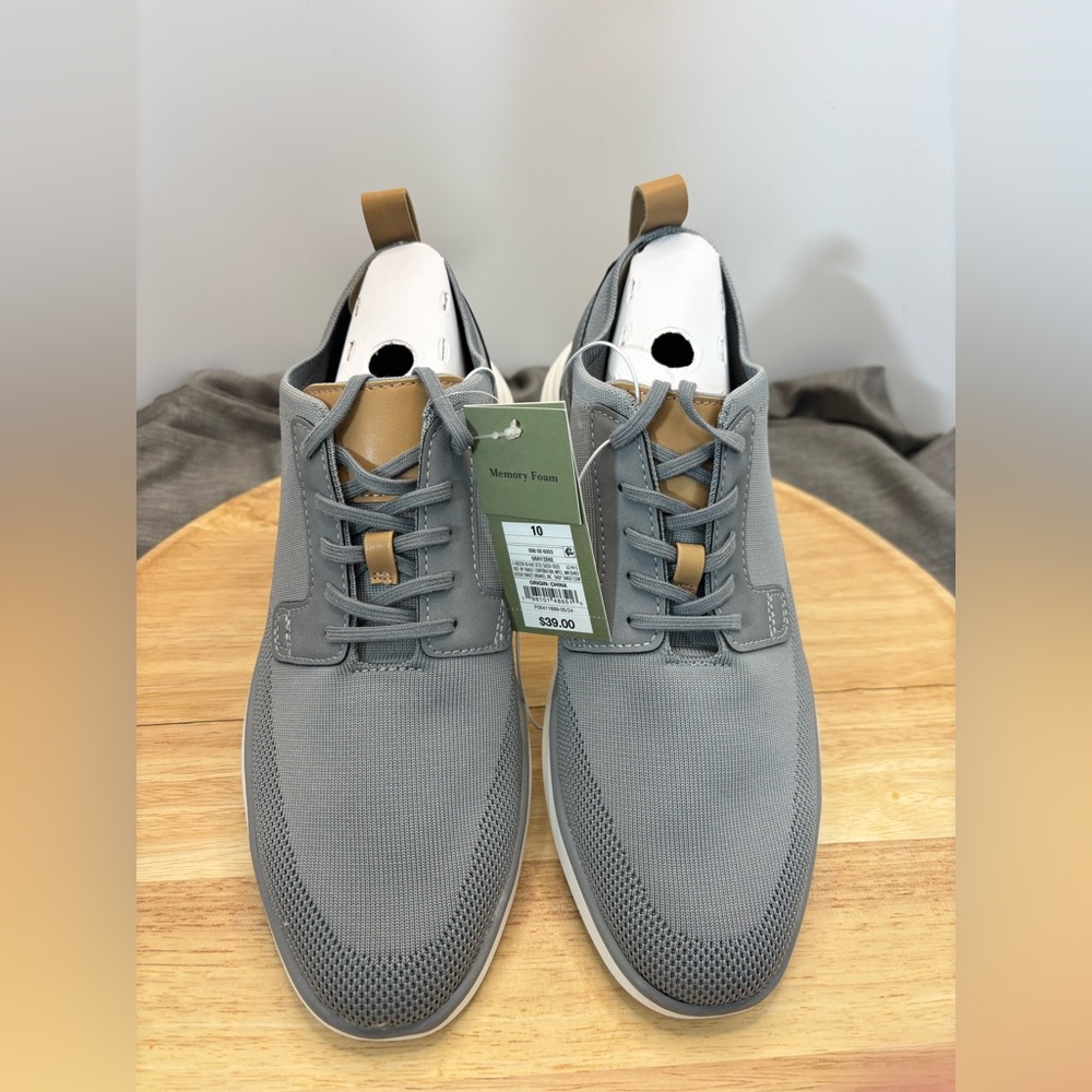 Goodfellow & Co Men’s Gray Casual Sneakers w/Memory Foam, Multiple Sizes, NWT